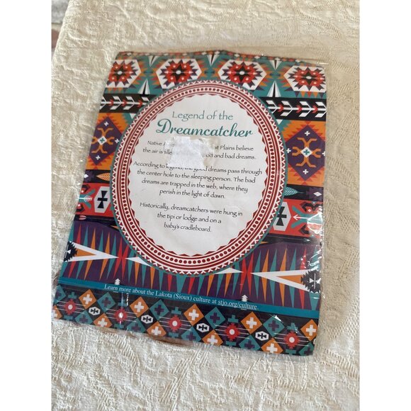 Legend Of The Dreamcatcher Set Of 4 By St. Josephs Indian School Feather & Bead - Picture 7 of 16